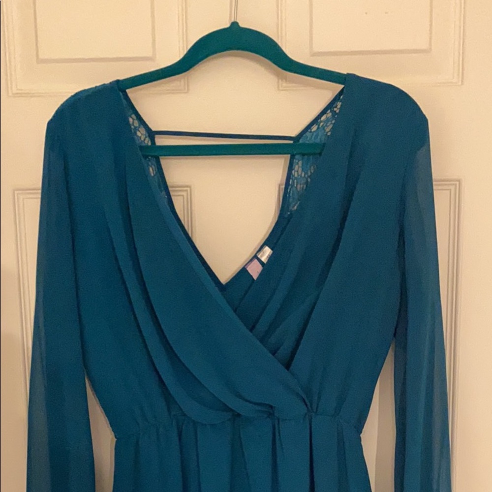 Teal dress